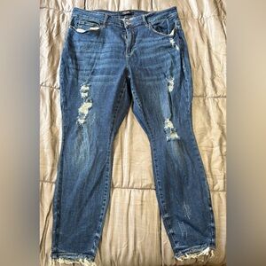 Judy Blue Relaxed Fit Dark Blue Jeans